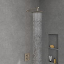 Cap de duș Villeroy&Boch, Universal Showers, Ø25 cm, bruhsed nickel